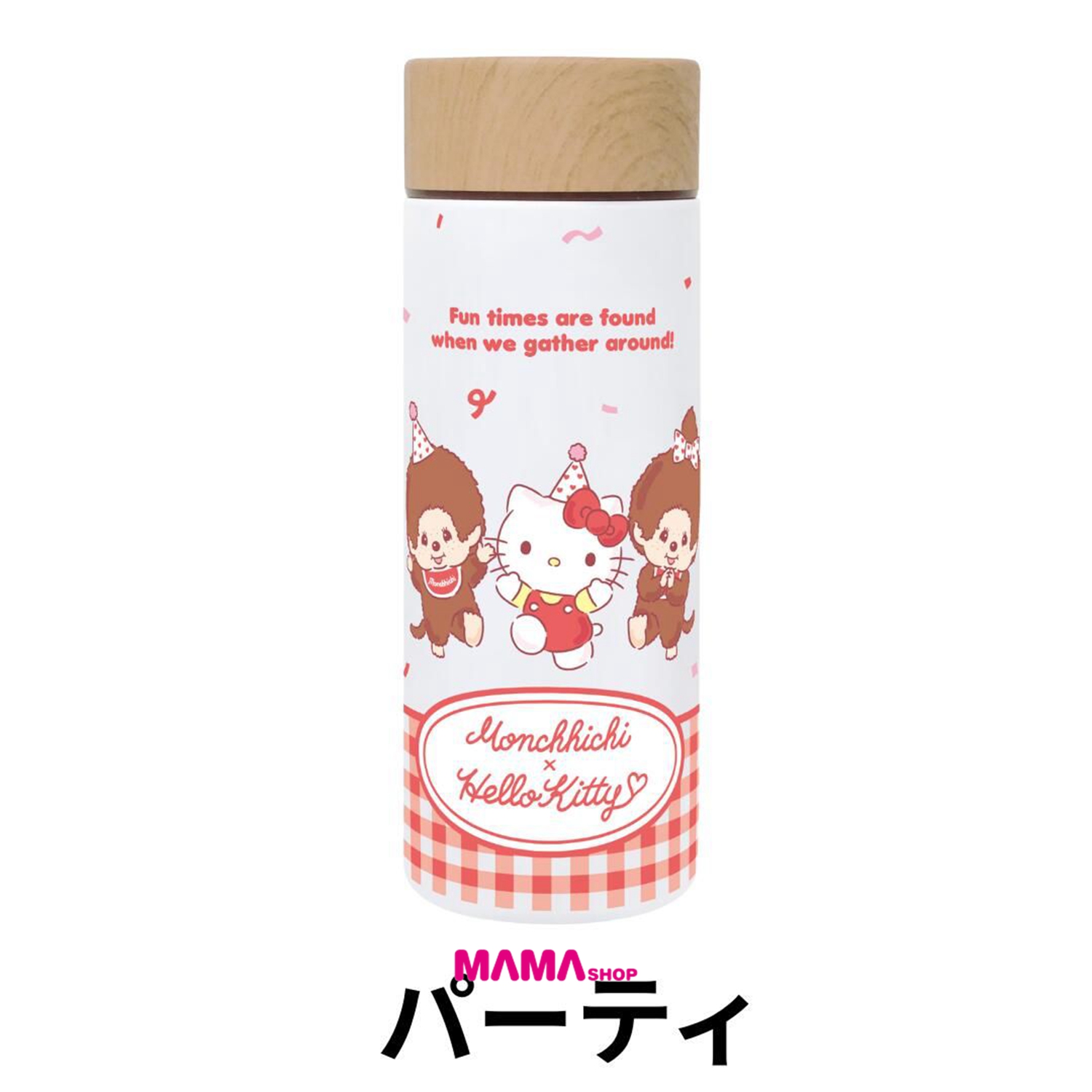 日本直送Monchhichi x Hello Kitty 不鏽鋼保溫杯