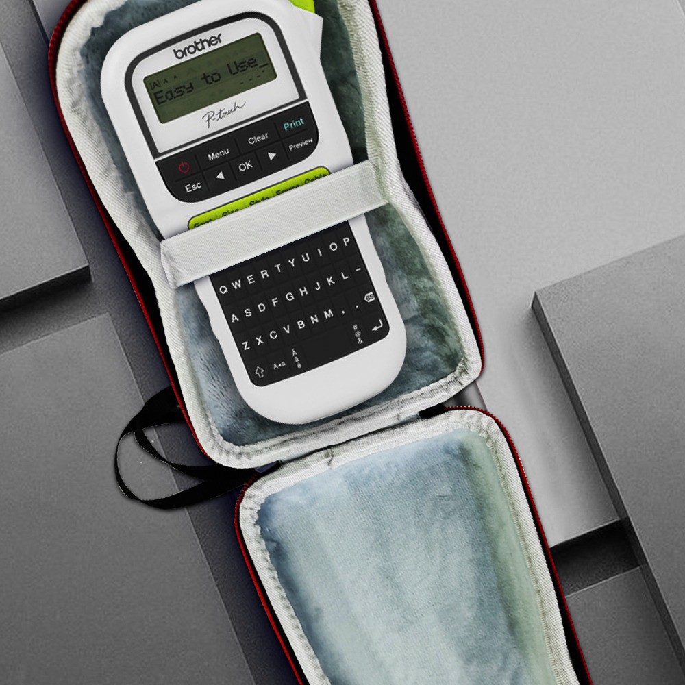 Portable Hard Cover Protection Pouch Case Casing for Brother P-Touch PT-H110 Label Maker Carry Storage Eva Bag 👜 PTH110