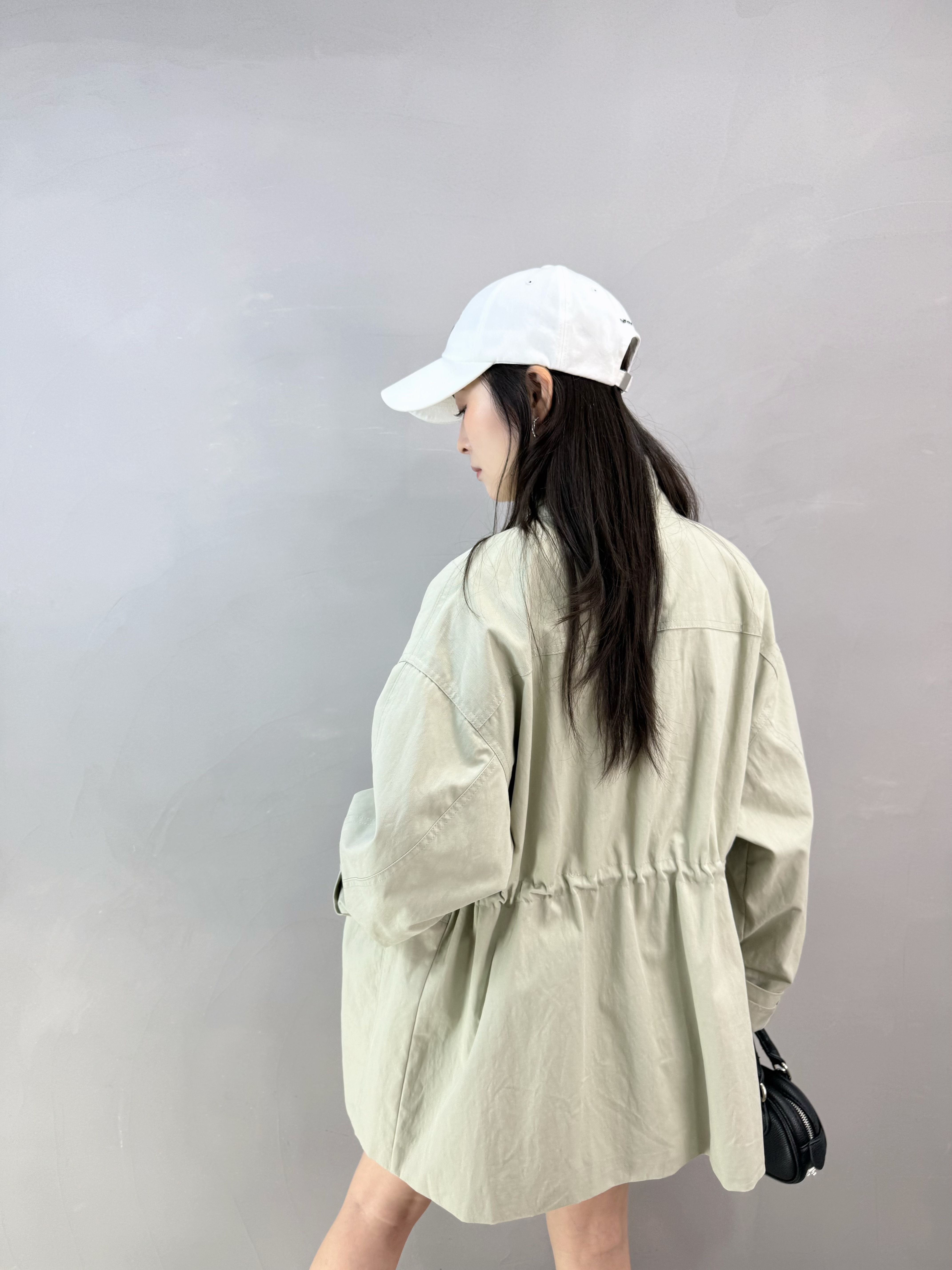 H75 洗水灰綠軍褸