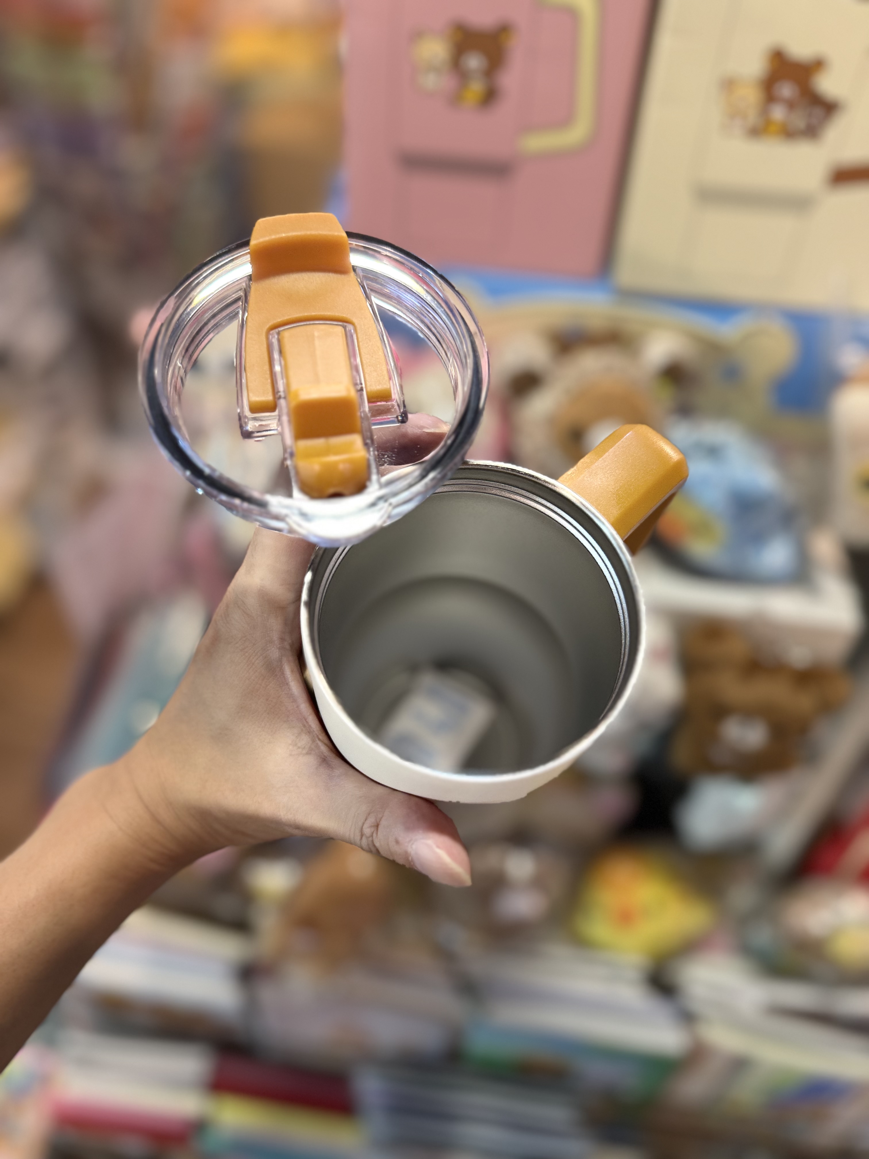 《現貨》全新韓國限定 Rilakkuma連蓋保溫杯 600ml