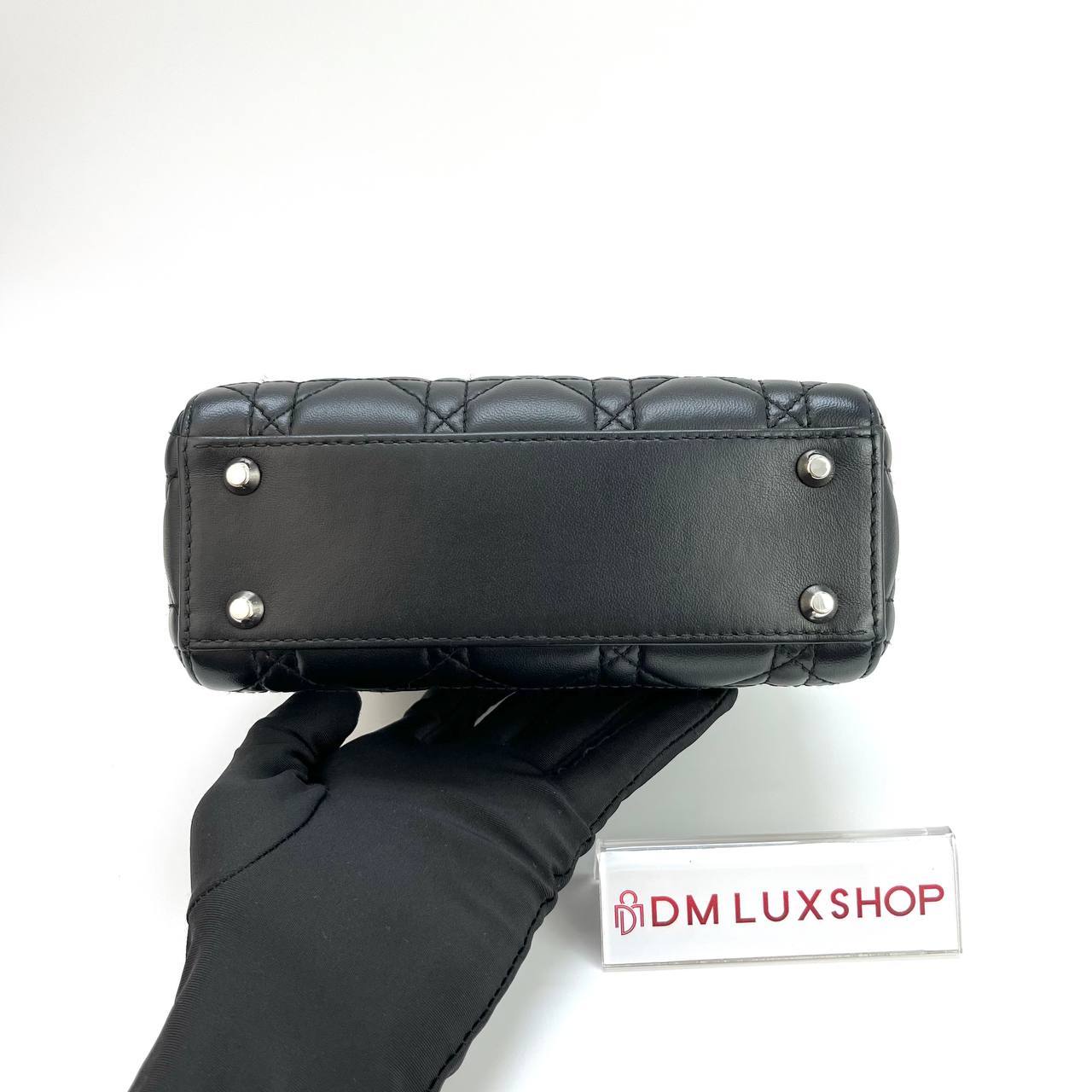 Dior Lady Dior Mini Black SHW