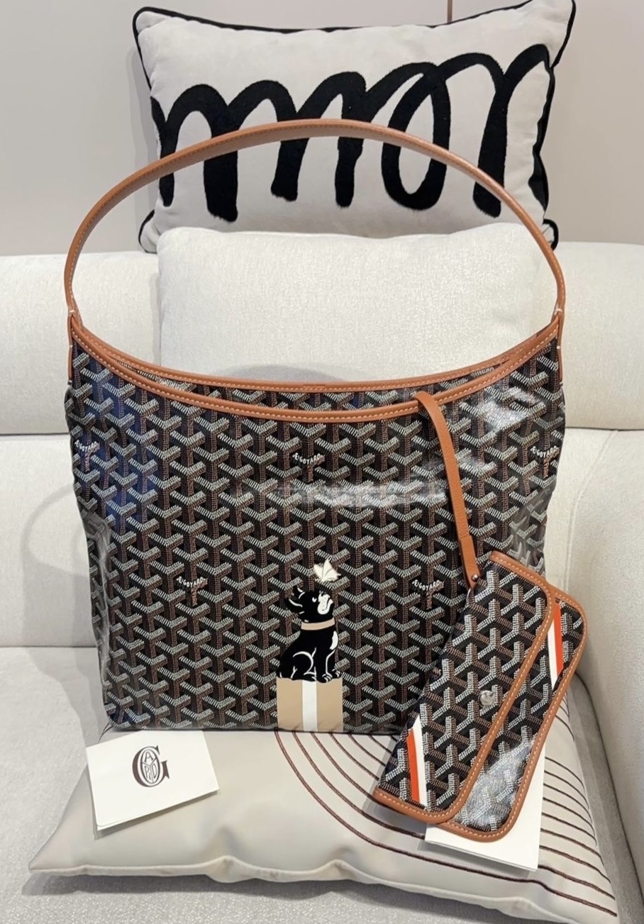 Goyard boheme Hobo Tan 100%Authentic, 98%New✅收據✅Dust bag