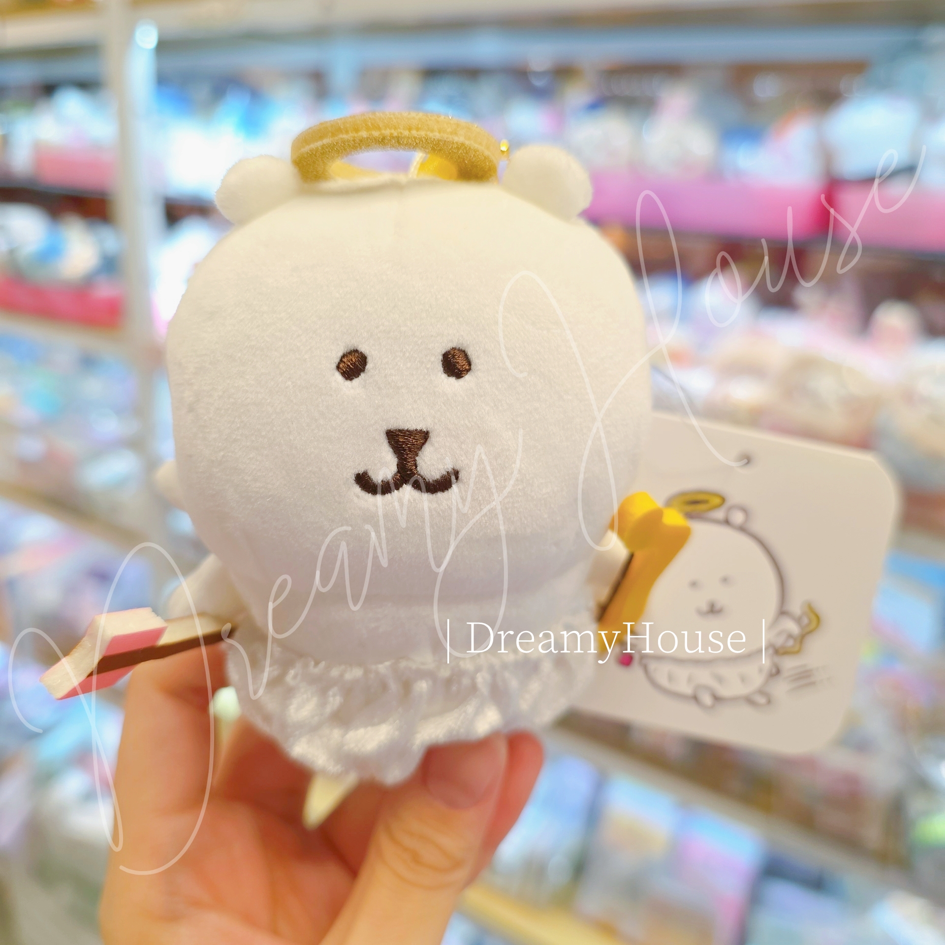 日本 nagano market joke bear 天使款 公仔吊飾