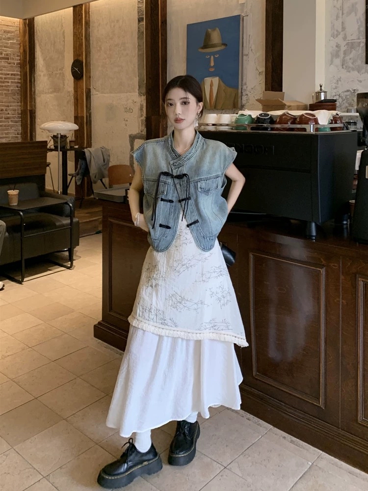 ST444盘扣国风两件套