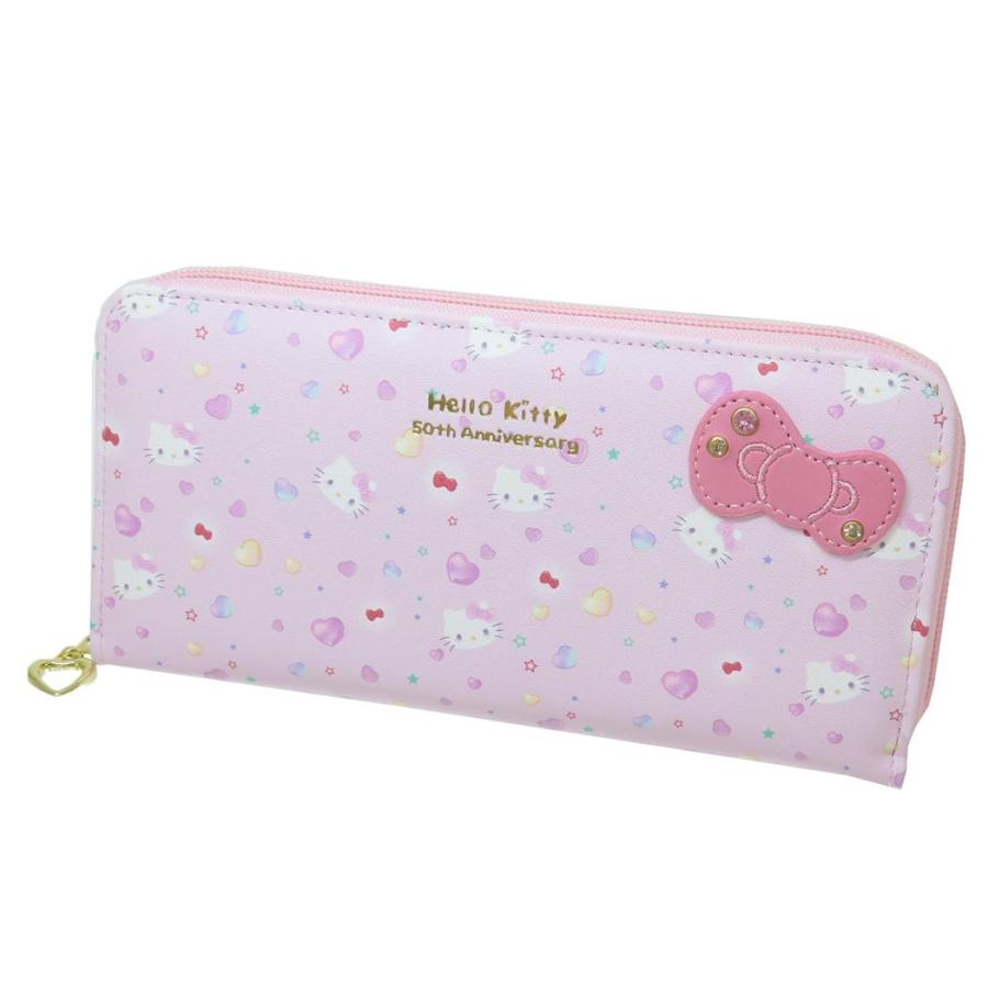 Hello Kitty 50週年紀念彷皮長銀包