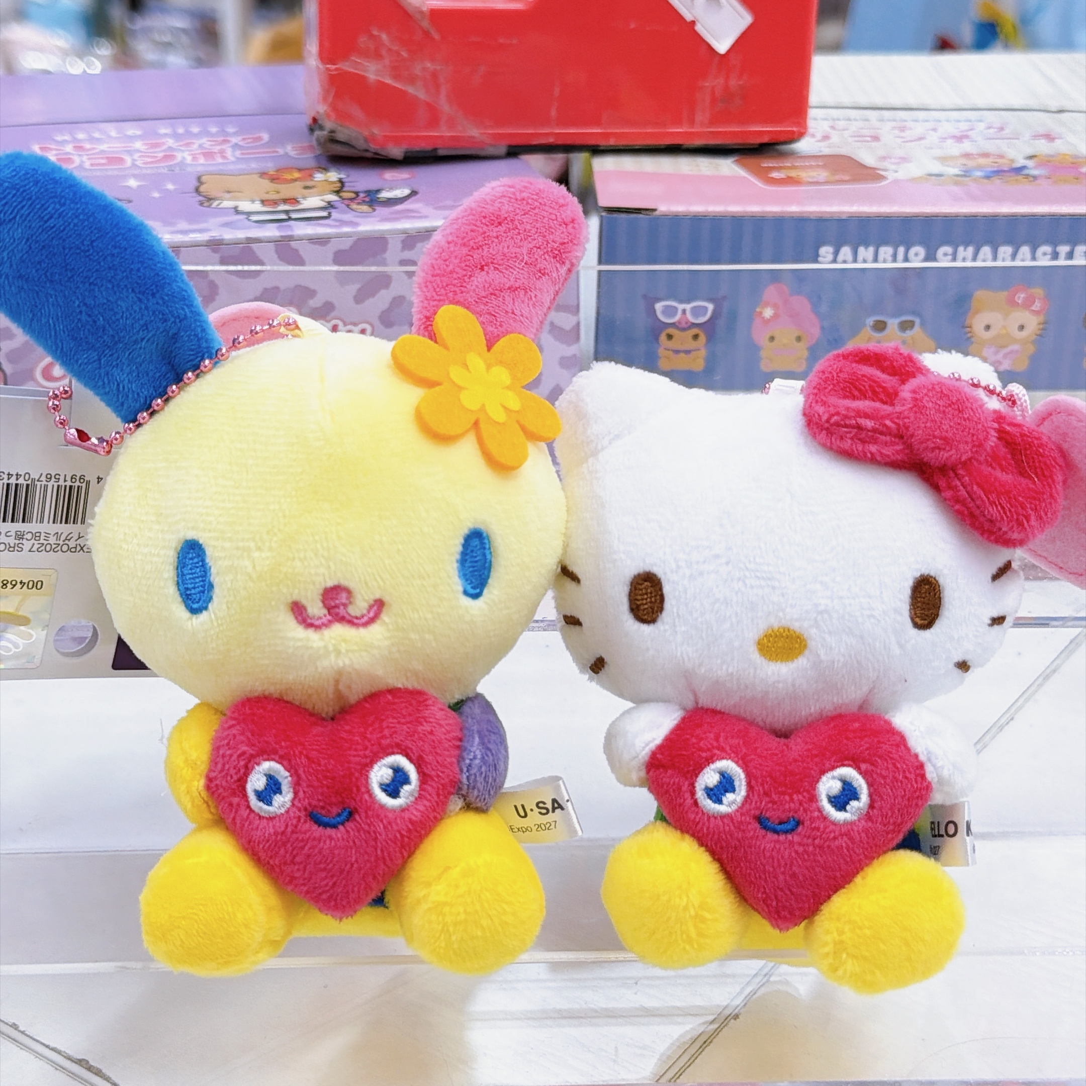 日本直送 日本限定2027國際園藝博會橫濱限定 Hello Kitty  usahana 公仔掛飾
