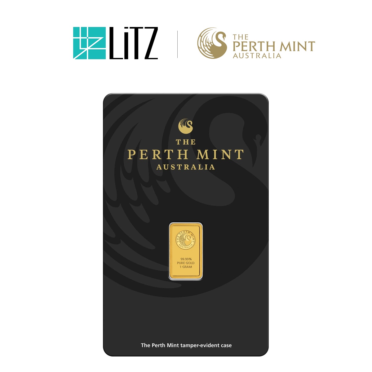 [1 gram] LITZ Perth Mint Gold Bar (999.9) PG201