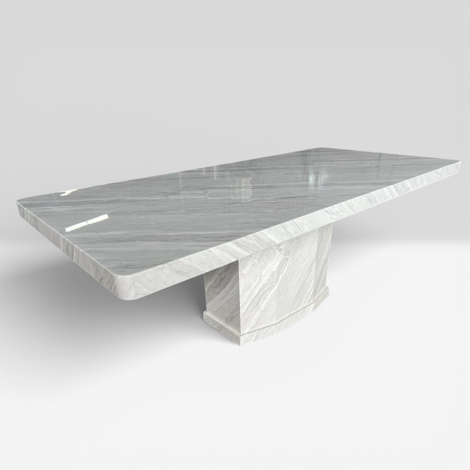 Majesta Grey Dining Set | 皇雅灰岩板餐桌椅组合