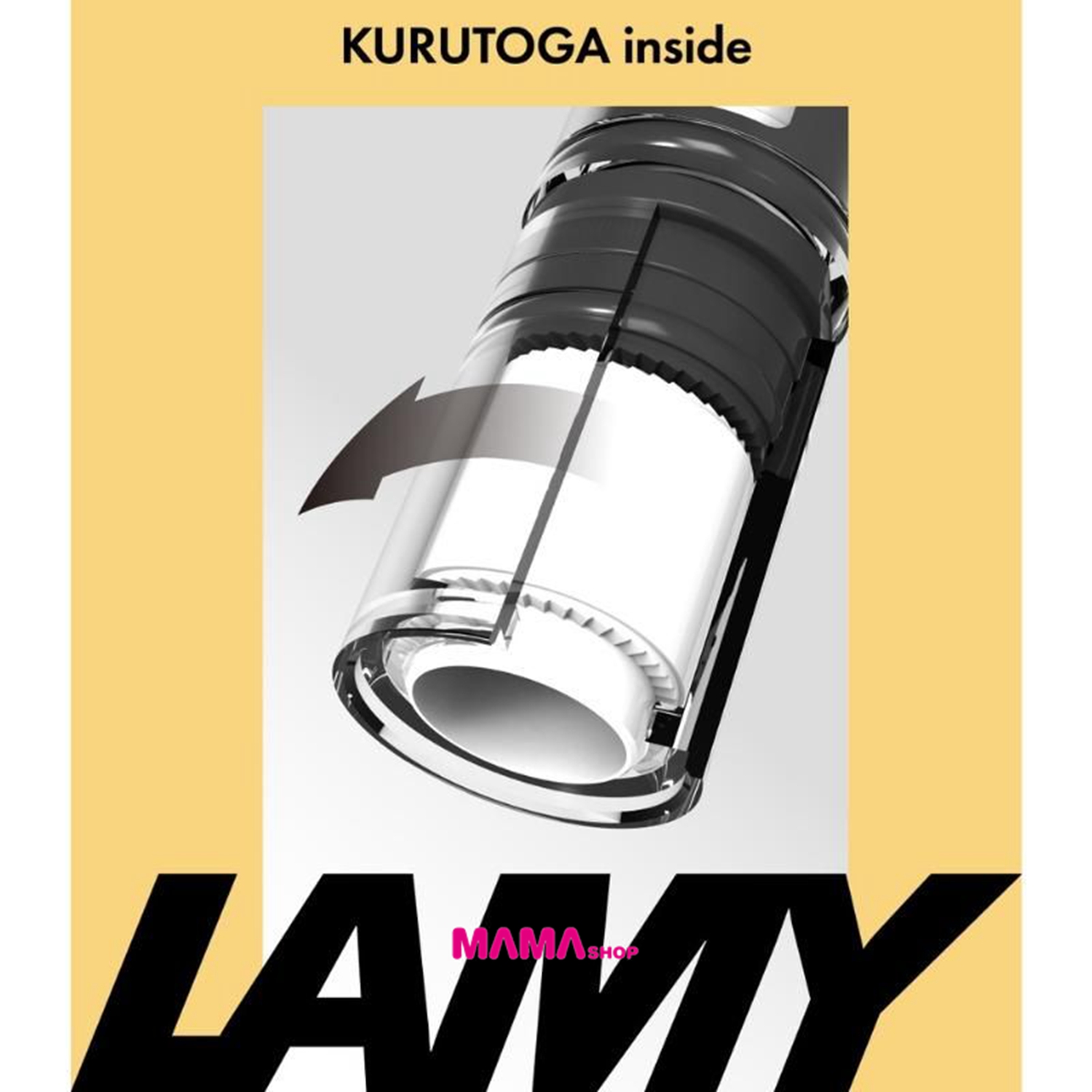 日本直送 三菱Uni x LAMY safari KURUTOGA inside 自動鉛芯筆