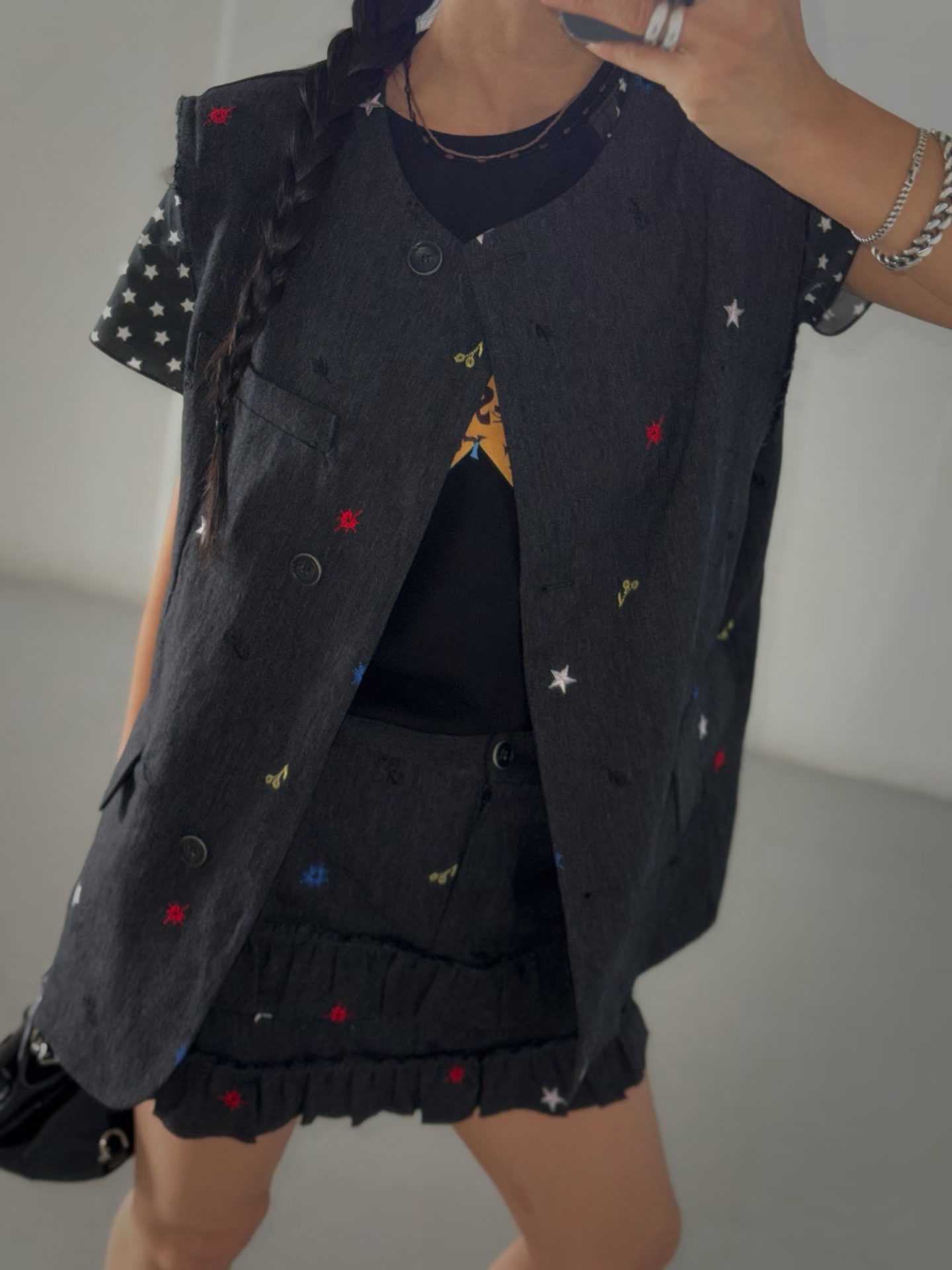 Star vest jacket