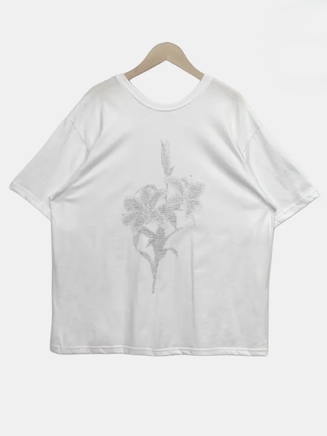 Cyber Flora Oversized Tee