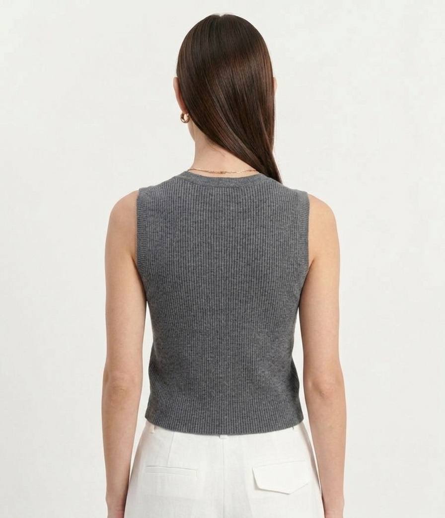W8366 - Knit Vest