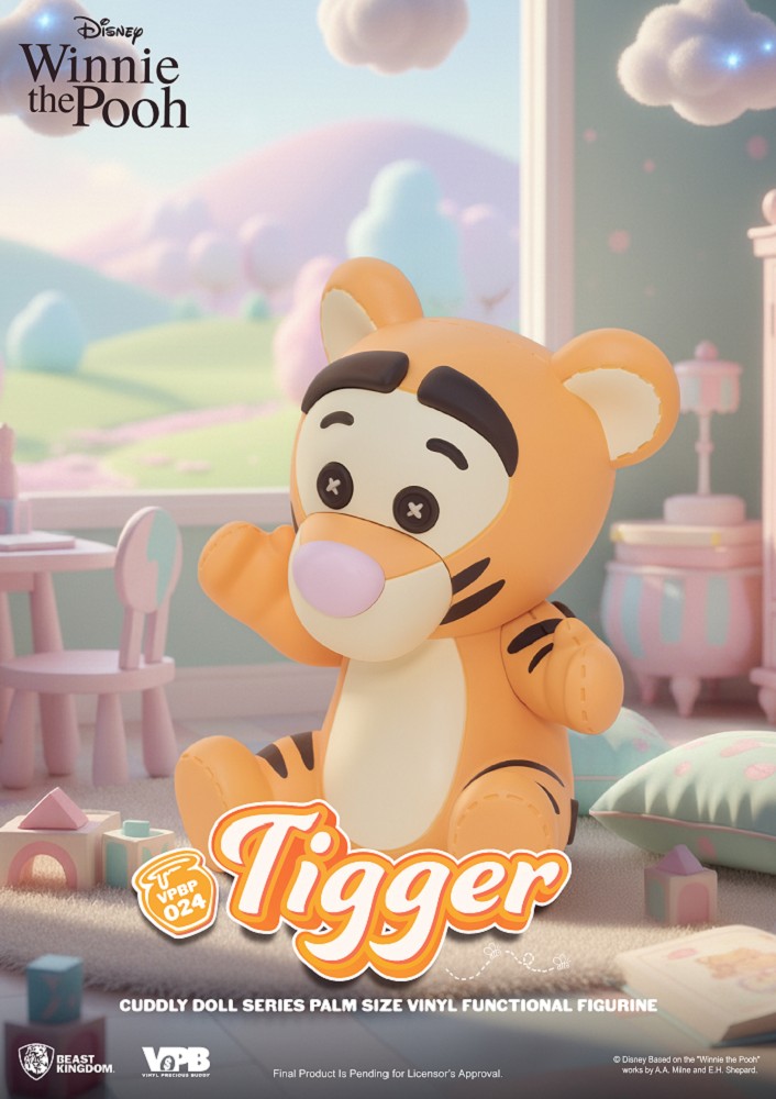 📦訂購 台灣限定 迪士尼 小熊維尼 Winnie the Pooh 跳跳虎 Tigger 布娃娃系列 掌心存錢筒 錢罌 Coin Bank