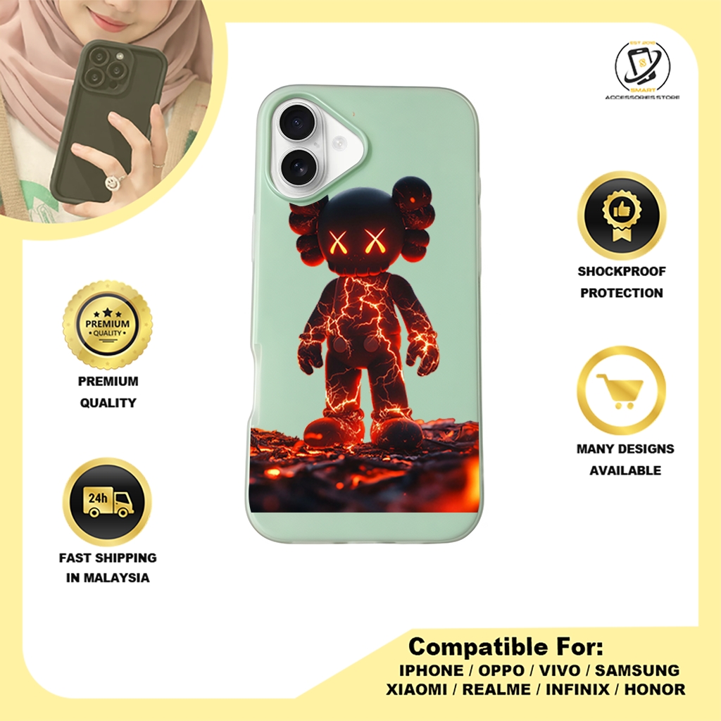 JELLY CASE PHONE FOR IPHONE - DESIGN KAWS B