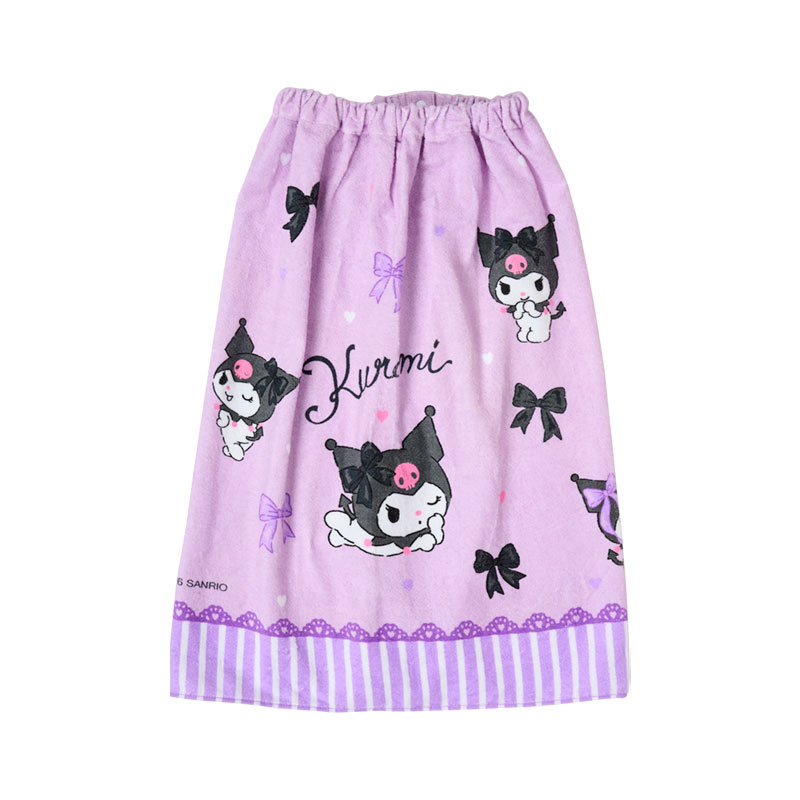 🎀【預訂】 Sanrio 游泳用具浴巾70cm - Kuromi