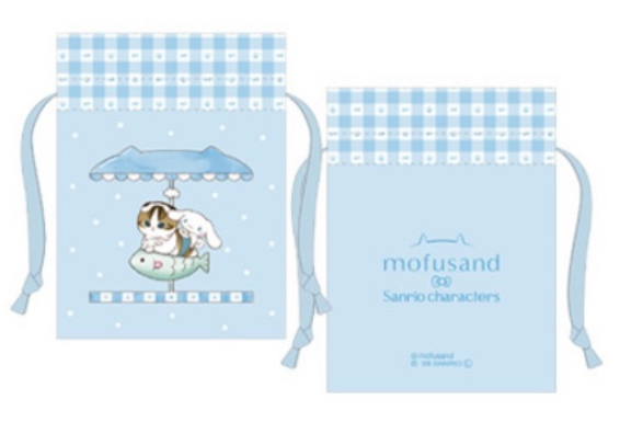 Mofusand 鯊魚貓 索袋｜預訂