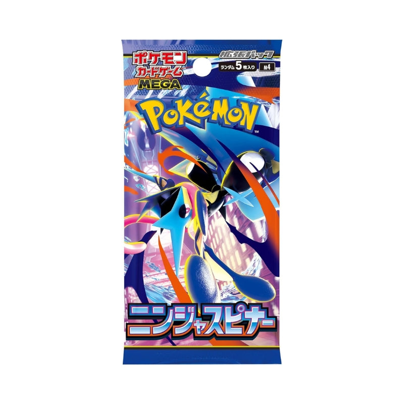 Pokemon寶可夢 - 日本版 PTCG M4 MEGA Ninja Spinner 原盒原膜 (擴充包 30包/盒) ニンジャスピナー 忍者飛旋