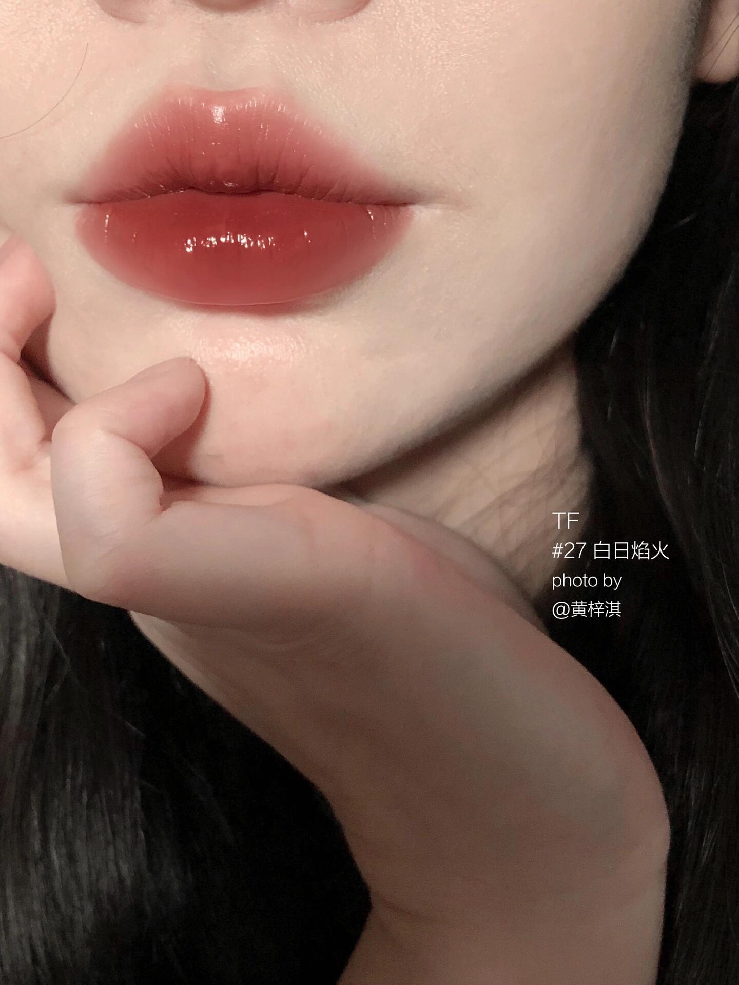 🔥超抵買優惠❗️Tom ford 白細管 #27 白日焰火 紅棕茶凍色 Ete Brulant 唇膏
