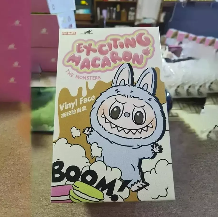 Labubu《THE MONSTERS》— 閃電馬卡龍 軟膠臉盲盒