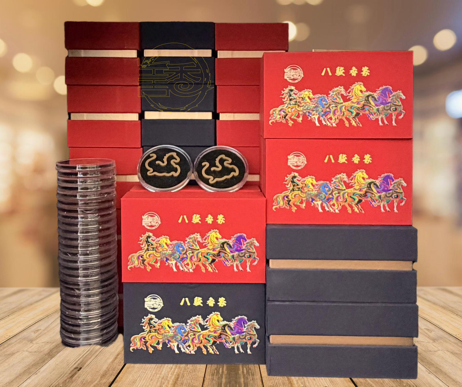 八駿篆香片8片一盒 (或稱香篆、印香限香港地區發售)