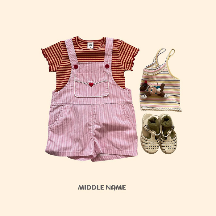 🇰🇷middle name 背帶褲