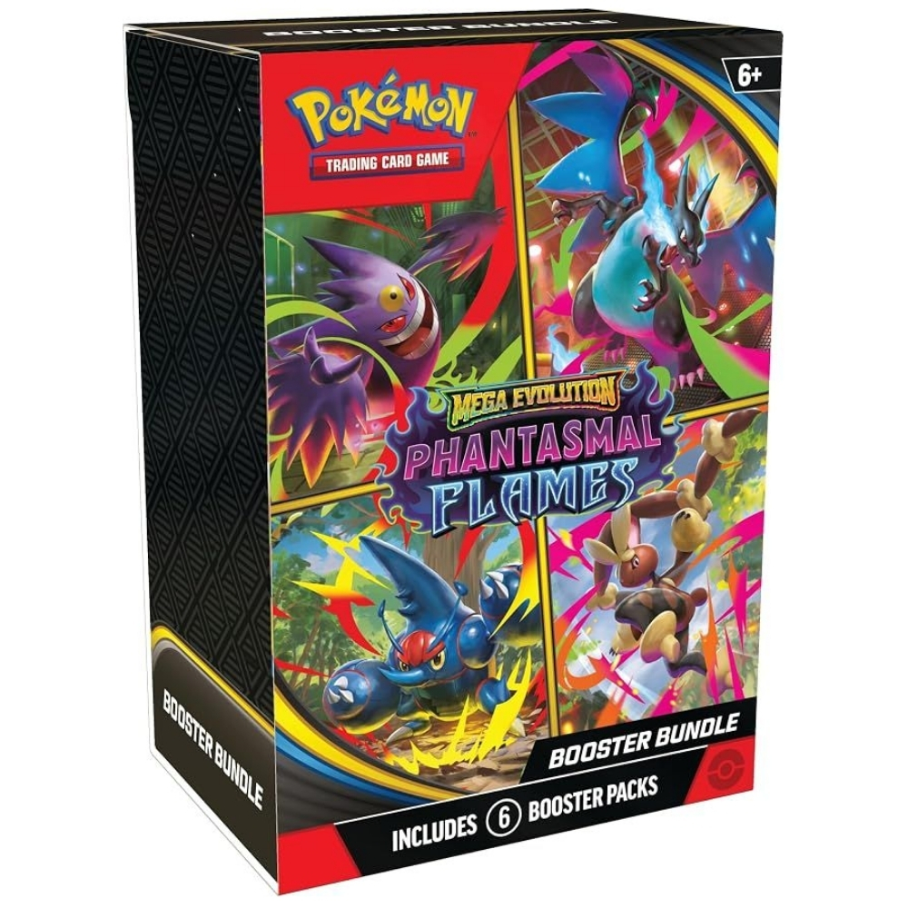Pokemon寶可夢 - 美版 PTCG ME02 Mega Evolution Phantasmal Flames 原盒 (擴充包 6包/盒) 
