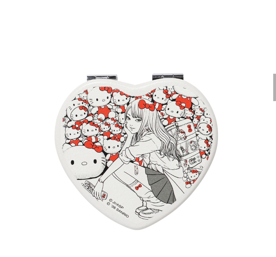 伊藤潤二  × Sanrio × niceghostclub 聯動限定系列｜心型鏡子