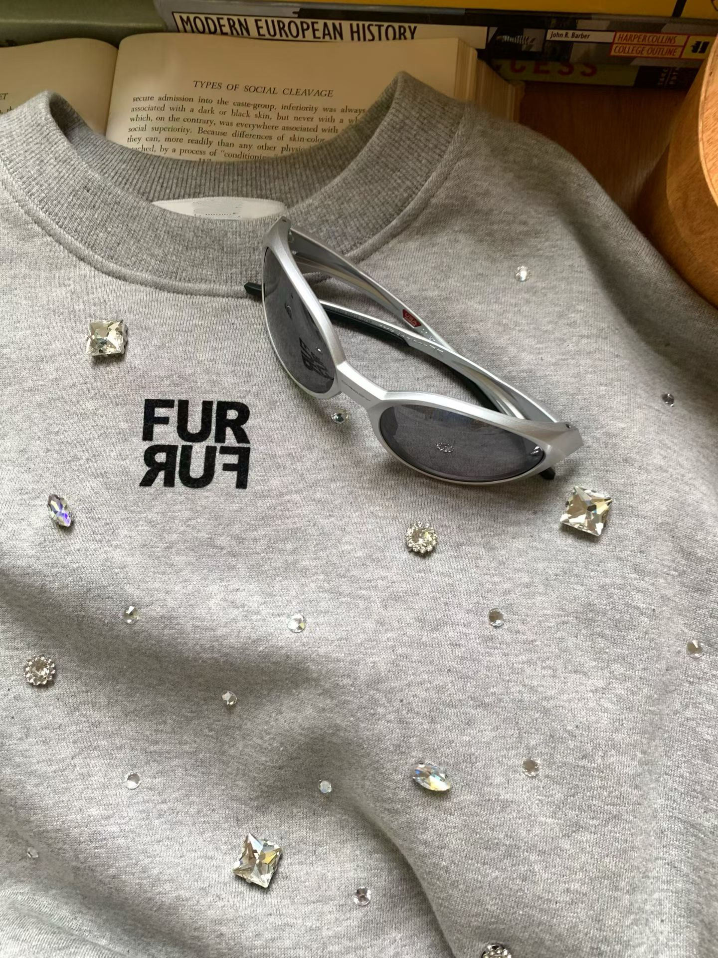 Diamond embellished tee 