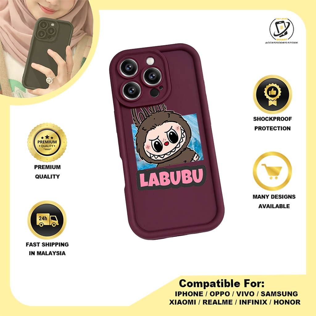 TPU DESIGN CASE PHONE FOR OPPO - DESIGN LABUBU C