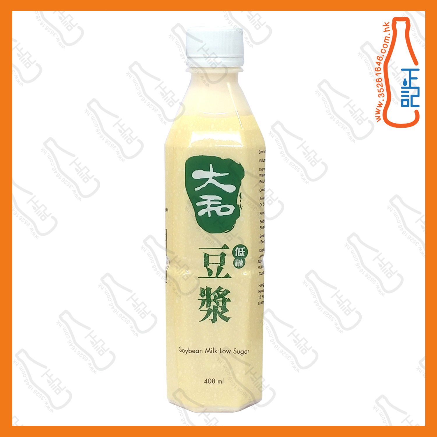 大和低糖豆漿 408ml x 24支  /箱