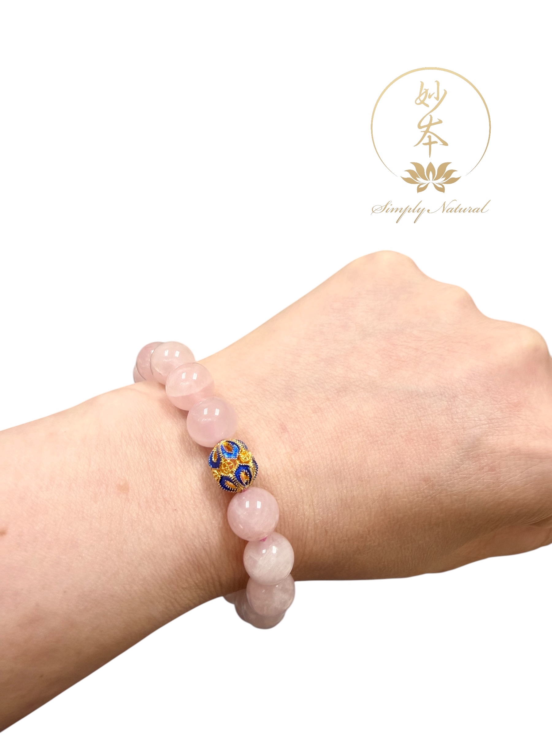 10mm 粉晶手串 （作明佛母火供加持）人緣、事業