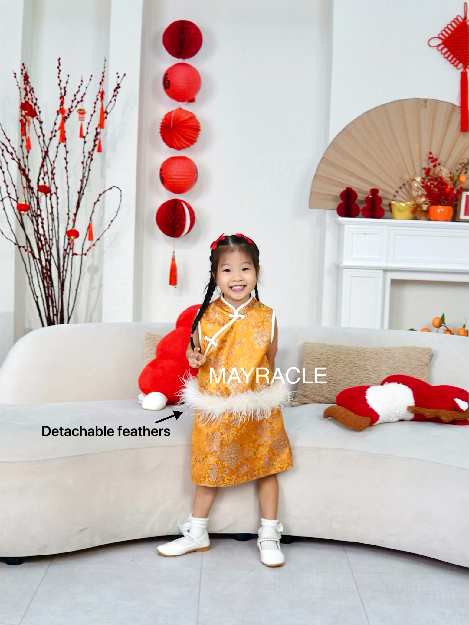 [PRE-ORDER] CNY 2027 Feng (丰) Girl Cheongsam