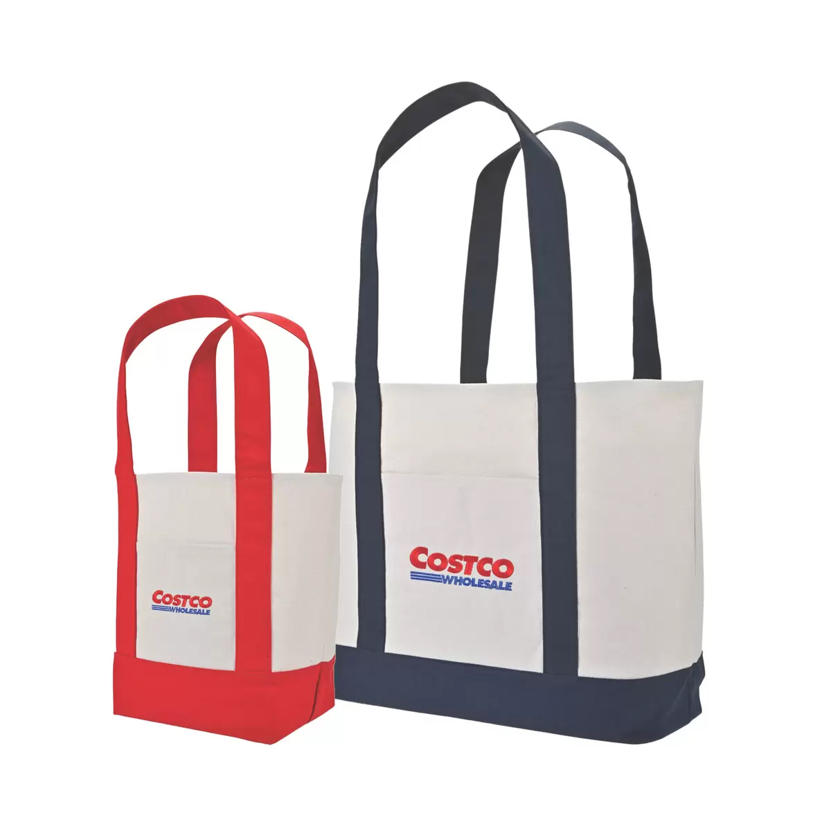 日本Costco直送  Costco 棉質購物袋 大袋+小袋/組 keepcool logo canvas tote bag