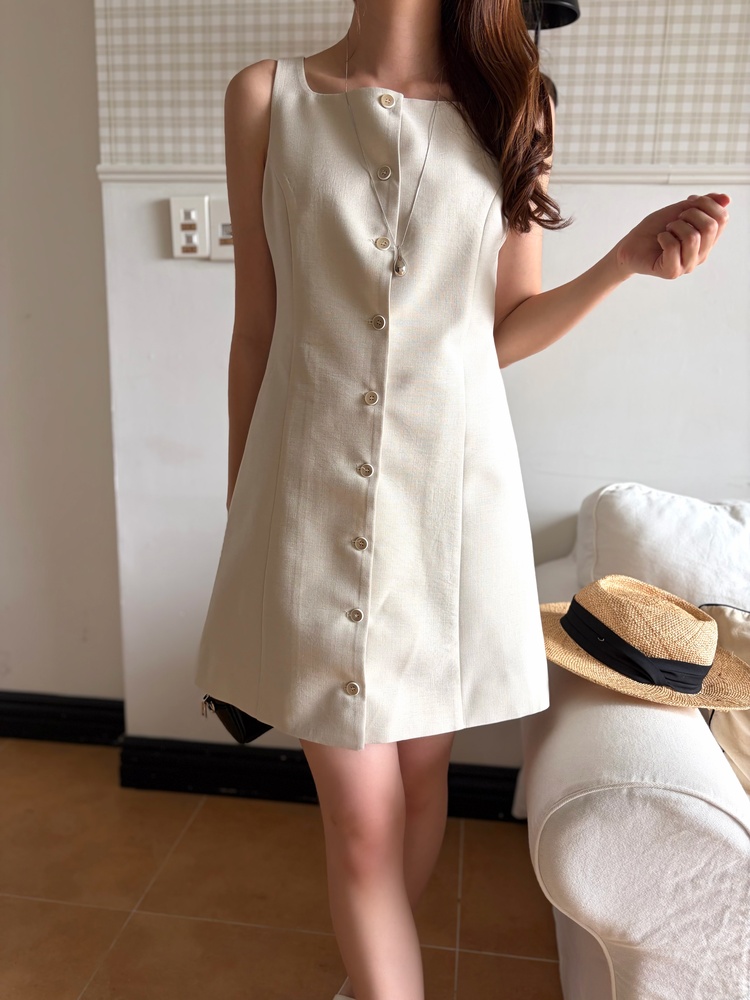 The Classic Button-Front Dress