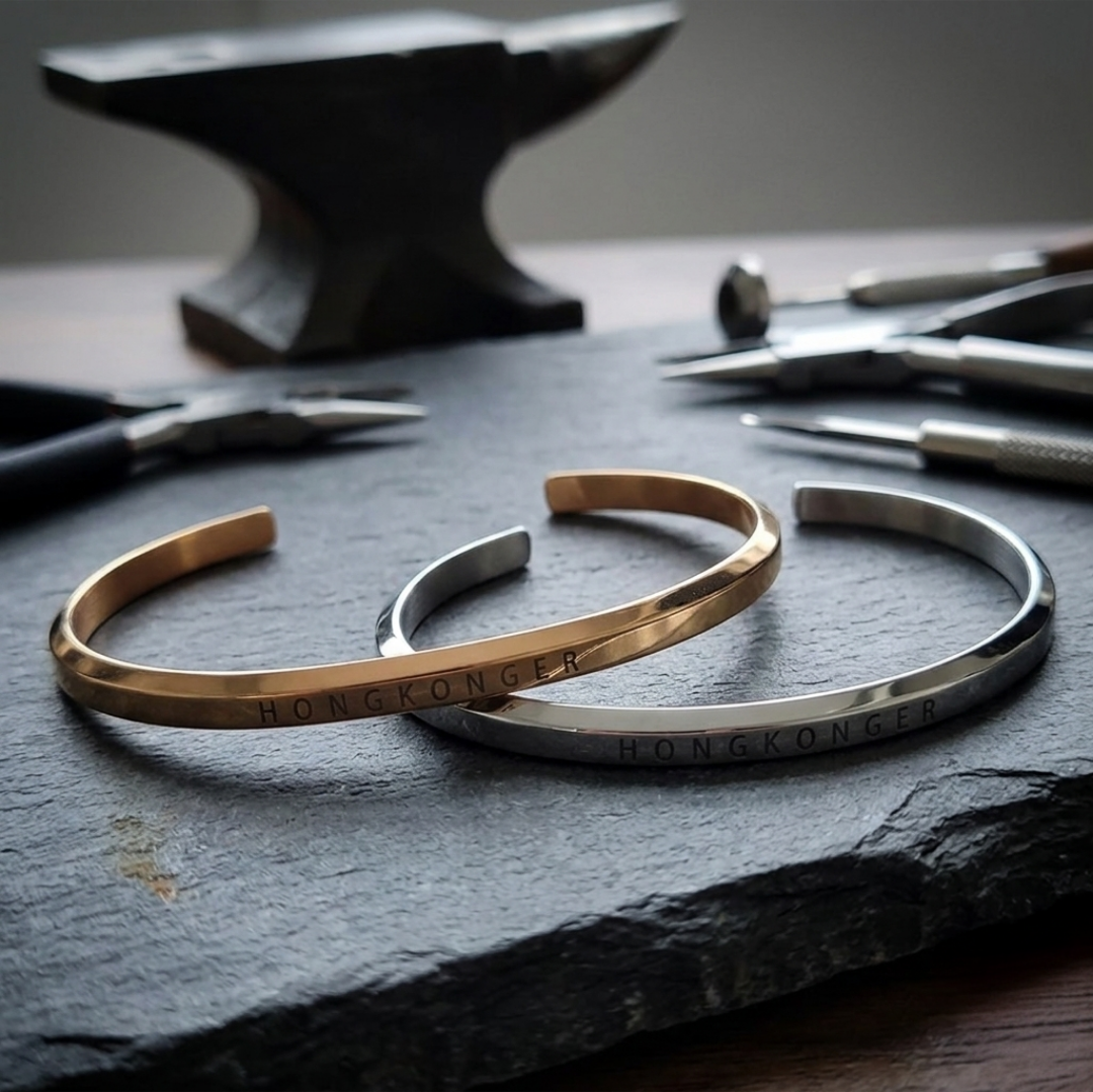 HONGKONGER 鋼手鈪（免費刻名）