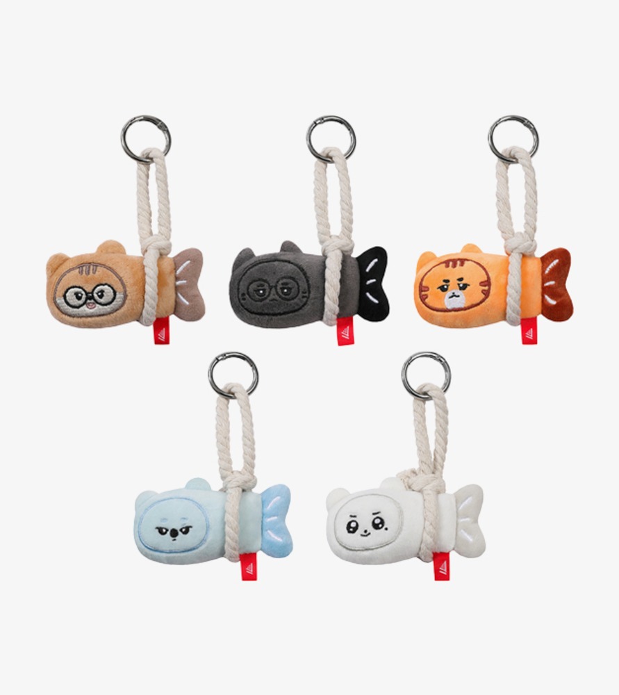 [預售][T1] Animal Friends Good Luck Keychain (5款)