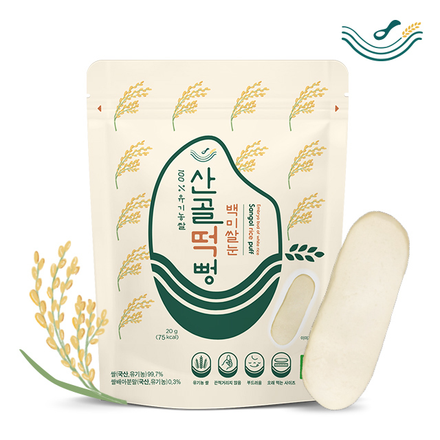 韓國內銷生態媽媽山谷有機米餅-20g