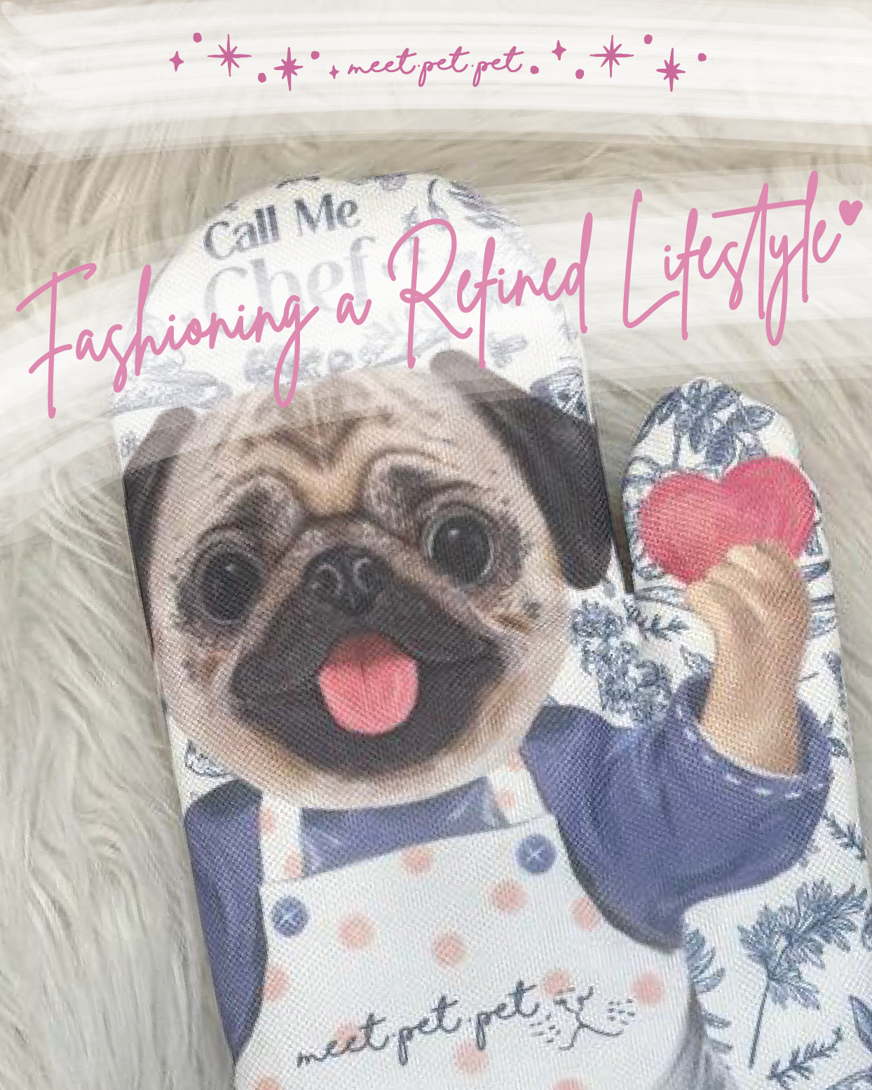 ⋆ 八哥 ⋆ 隔熱手套 ⋆ Pug Dog ⋆