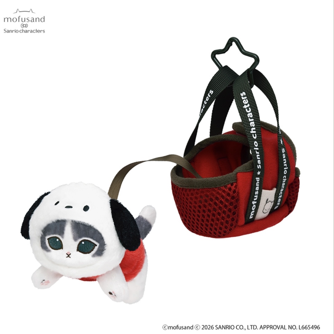 Mofusand 鯊魚貓 公仔連袋｜預訂