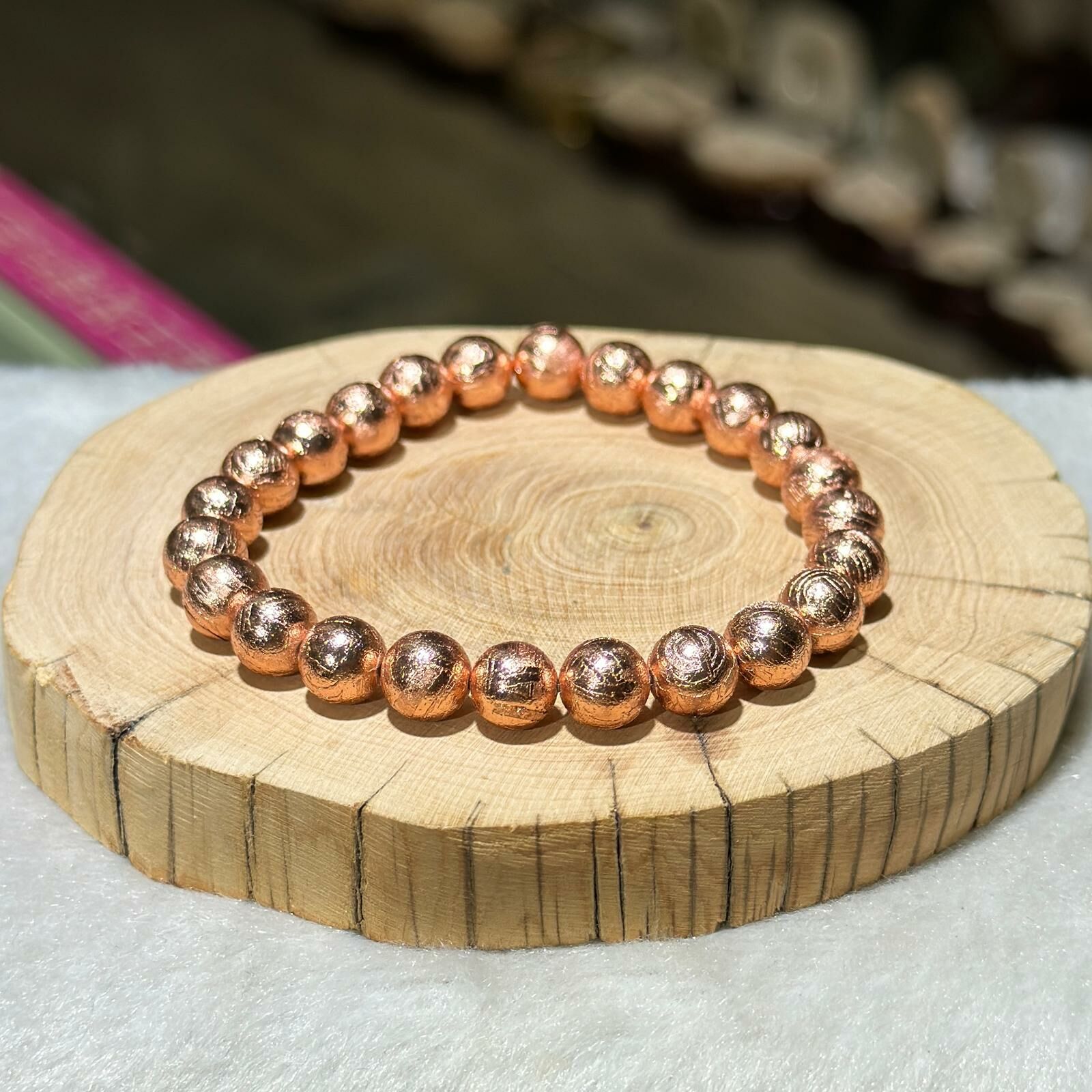 瑞典天鐵手串 (玫瑰金) 8 mm +/-