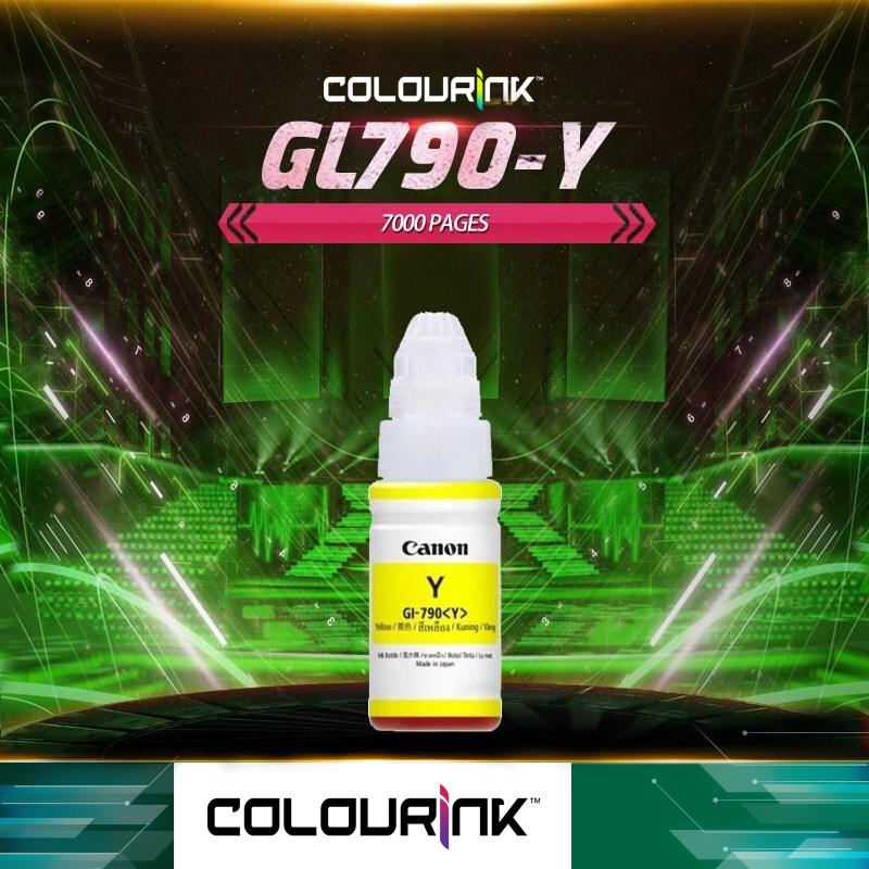 Canon Original Refill Ink GI-790 Black Cyan Magenta Yellow G1000 G2000 G3000 G1010 G2010 G3010 G4010