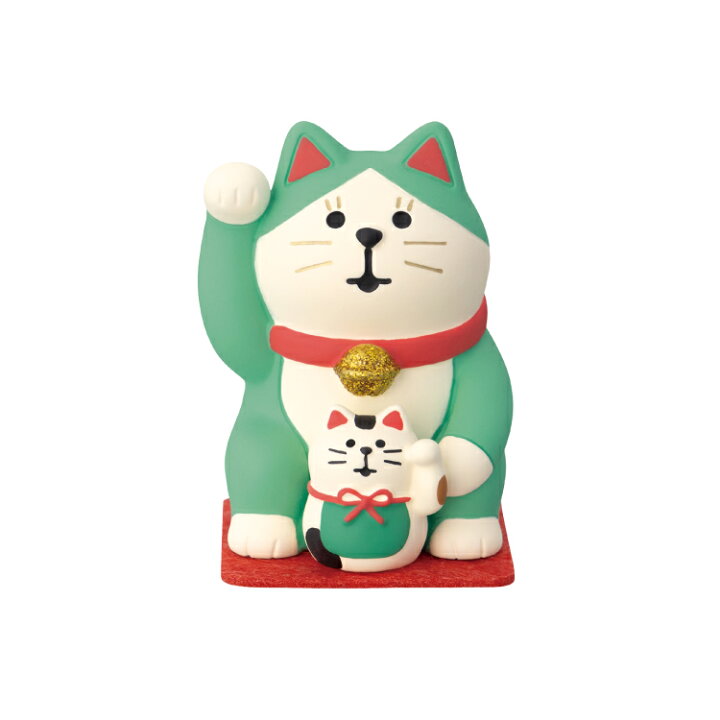 Decole 開運招財貓（綠）