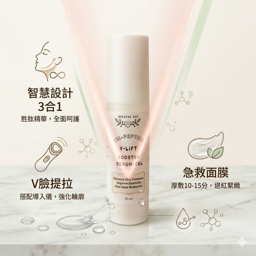 RL Breathe Out Love 三胜肽提拉V臉導入 Serum-Gel 50ml
