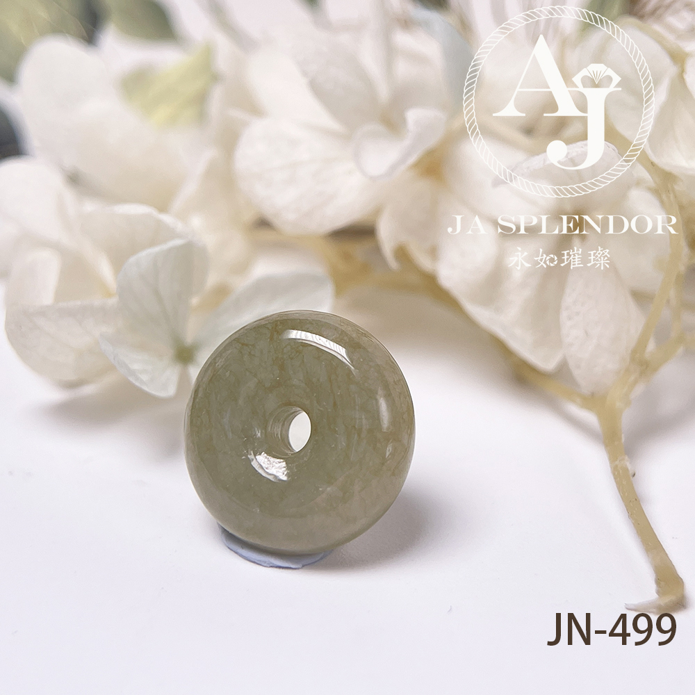JN-486/487/499 天然翡翠A玉 冰潤大地黃小平安扣