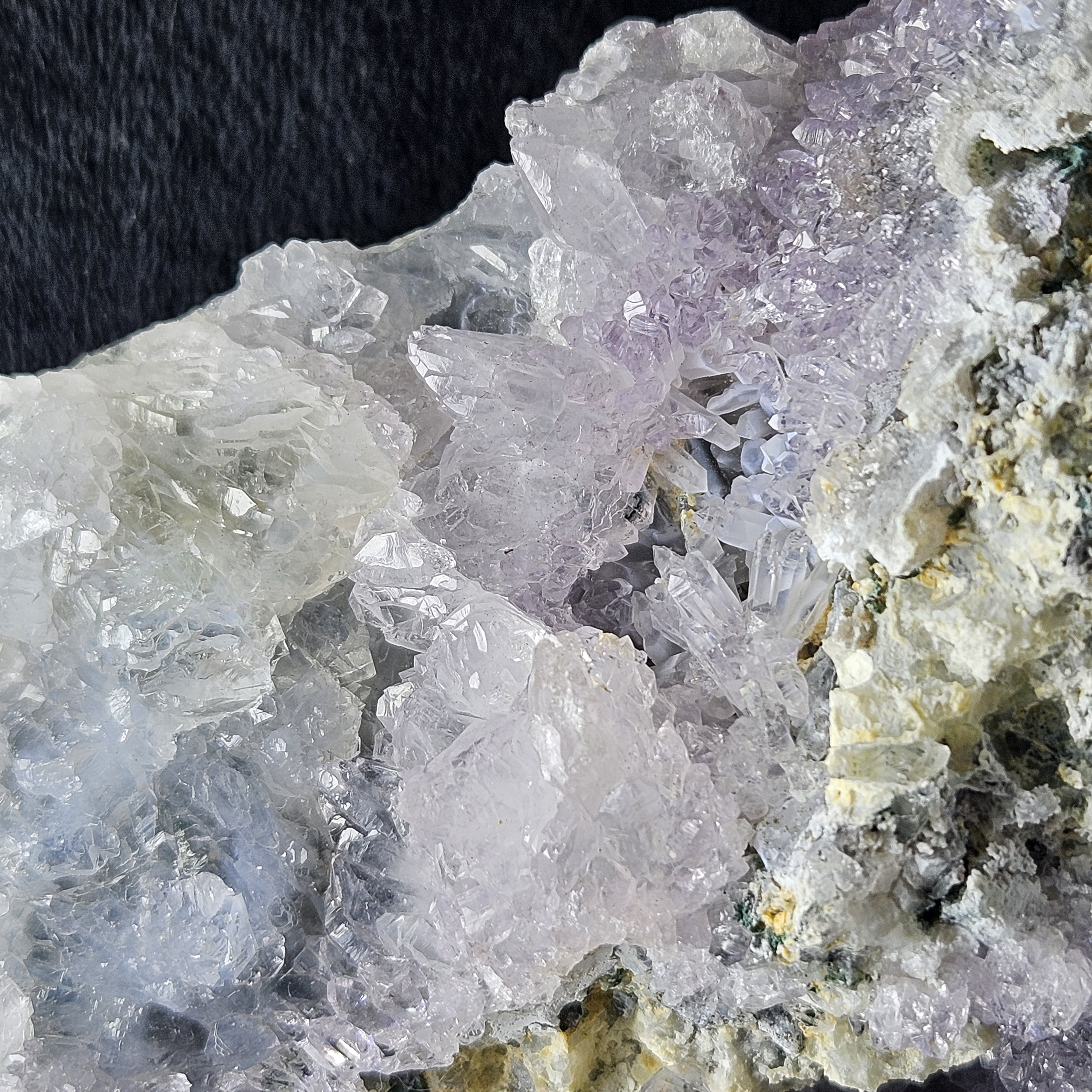 (Co#8545) 天然異象紫晶花片/Galaxy Amethyst Flower Slice