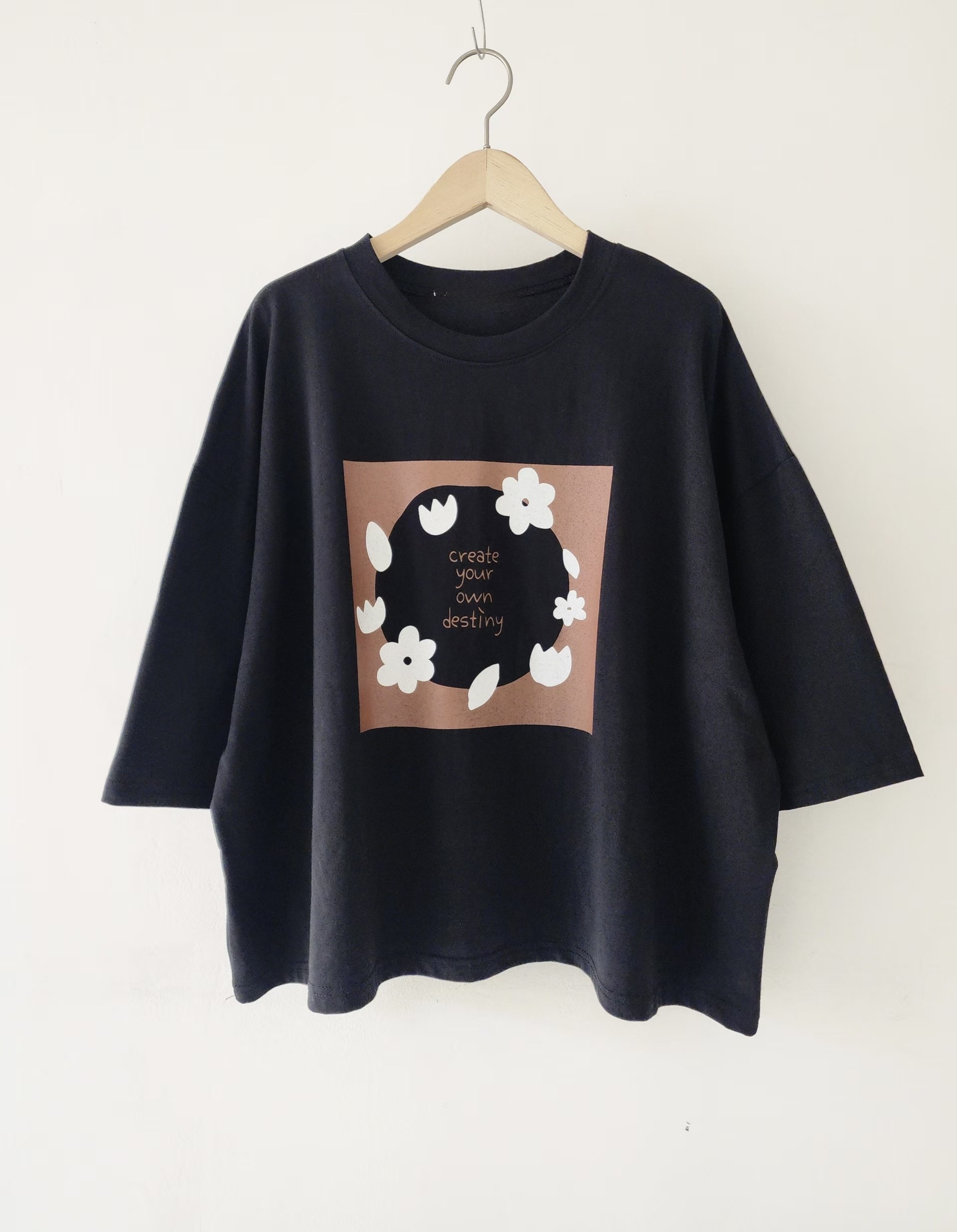 JR OS box cut floral top