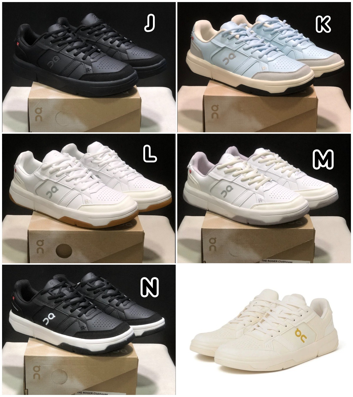 On THE ROGER Clubhouse Ace休閒運動鞋