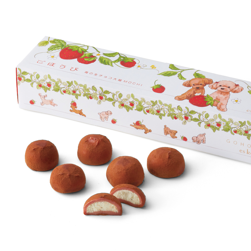 ES KOYAMA 獎勵草莓生巧克力大福 (6入)