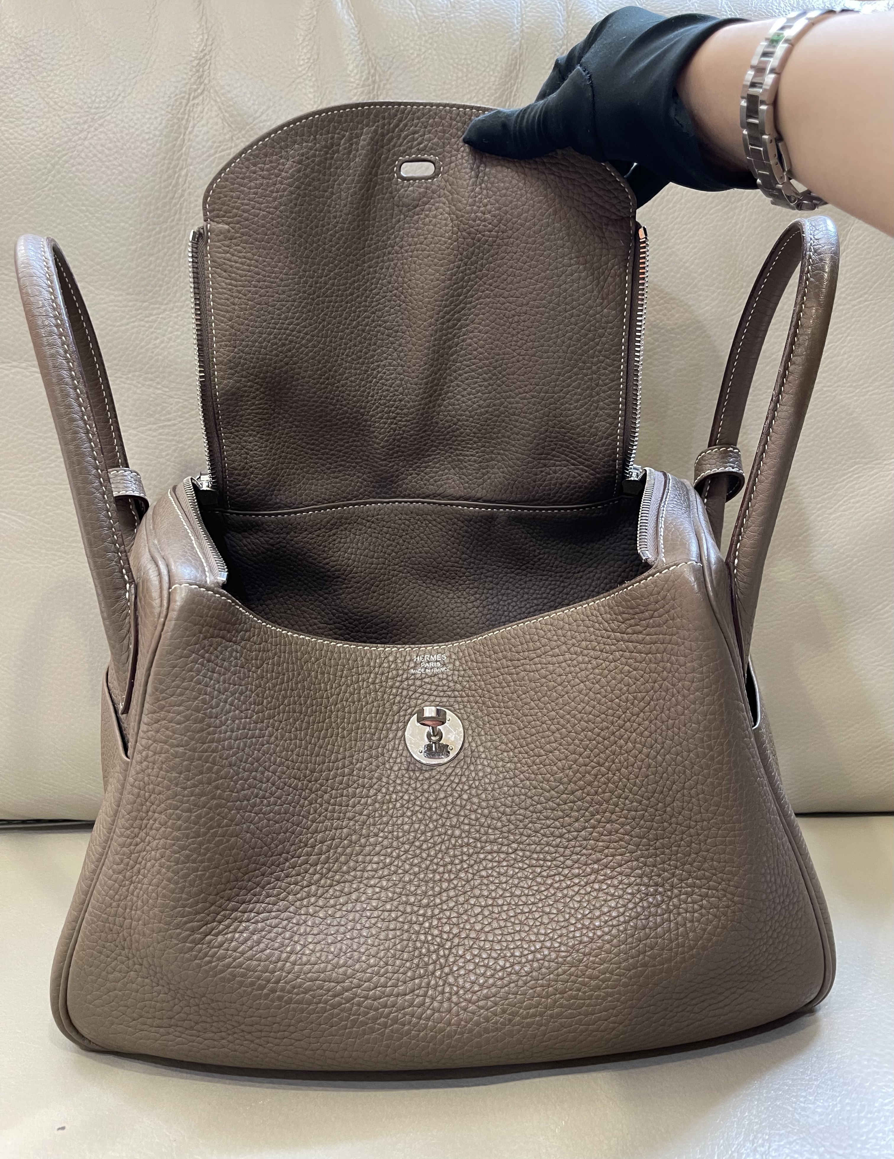 Pre-owned Hermès Lindy30 stamp x / Product Code: 26031408