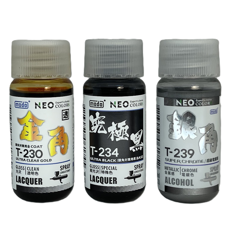 Modo T-角系列 金角 銀角 究極黑 T230-239